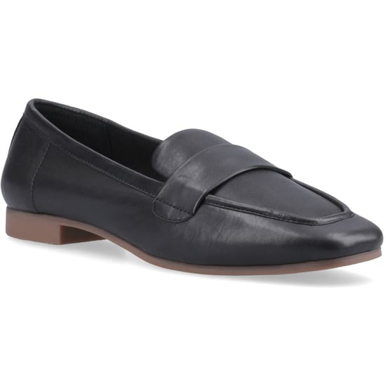 Hush Puppies Sutton Leder Damen Schwarz Slipper - Image 1