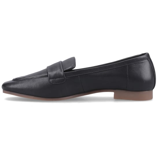 Hush Puppies Sutton Leder Damen Schwarz Slipper - Image 4