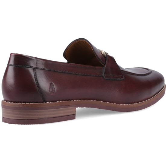 Hush Puppies Moses Leder Herren Bordeaux Slipper - Image 2