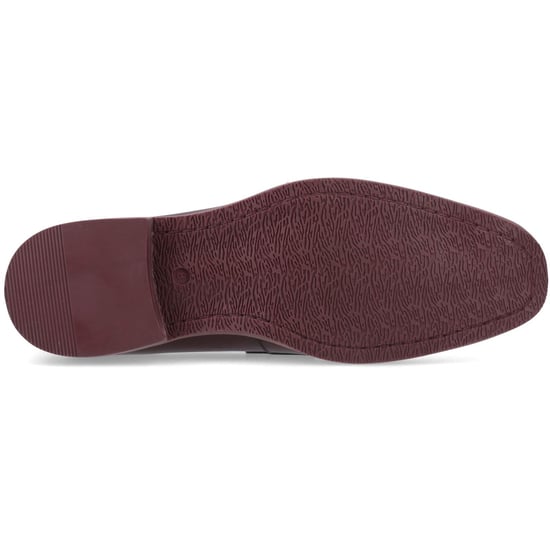 Hush Puppies Moses Leder Herren Bordeaux Slipper - Image 3