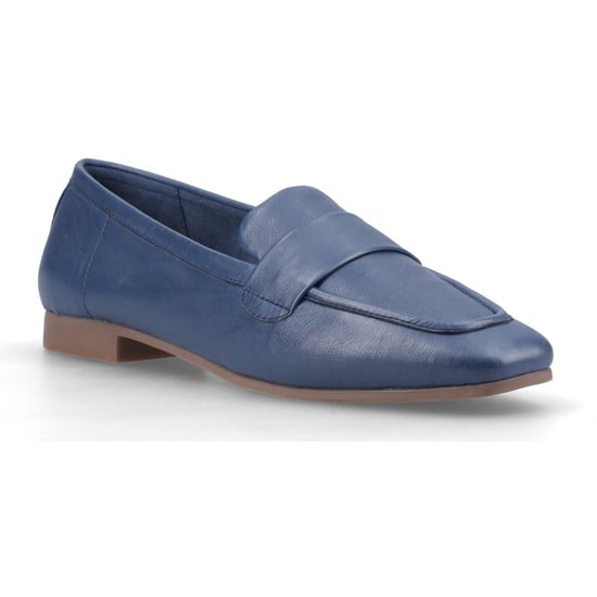 Hush Puppies Sutton Leder Damen Navy Slipper - Image 1