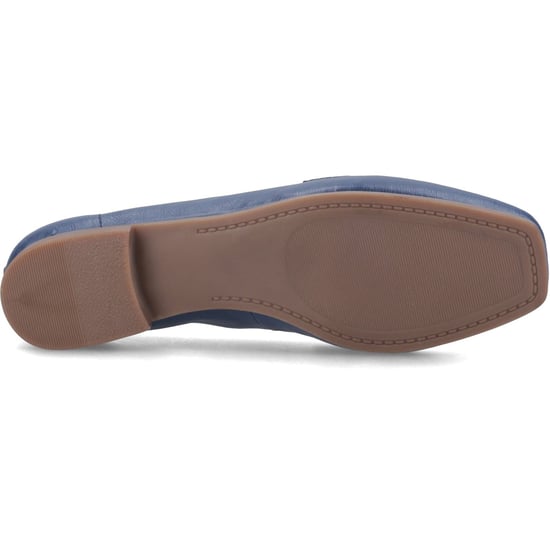 Hush Puppies Sutton Leder Damen Navy Slipper - Image 3