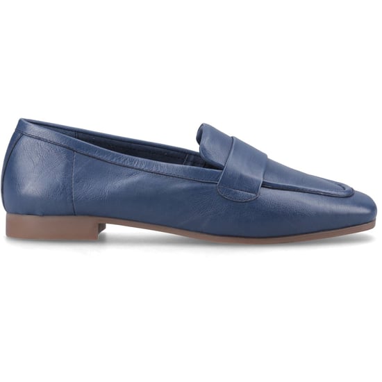 Hush Puppies Sutton Leder Damen Navy Slipper - Image 5