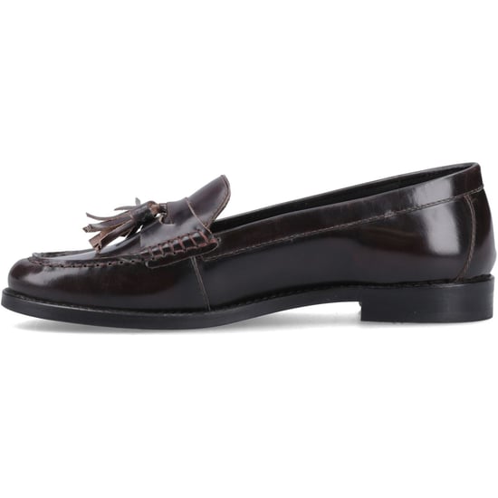 Hush Puppies Connie Leder Damen Aubergine Slipper - Image 4