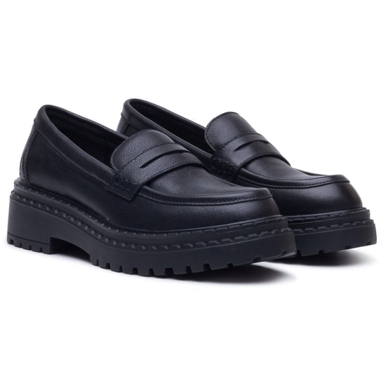 Hush Puppies Odessa Leder Damen Schwarz Slipper - Image 3