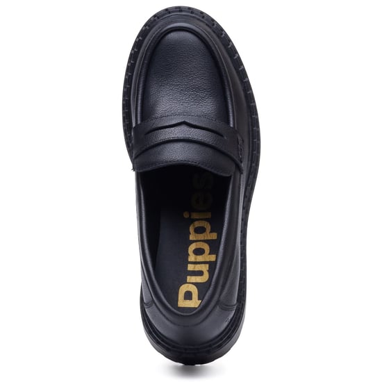 Hush Puppies Odessa Leder Damen Schwarz Slipper - Image 5
