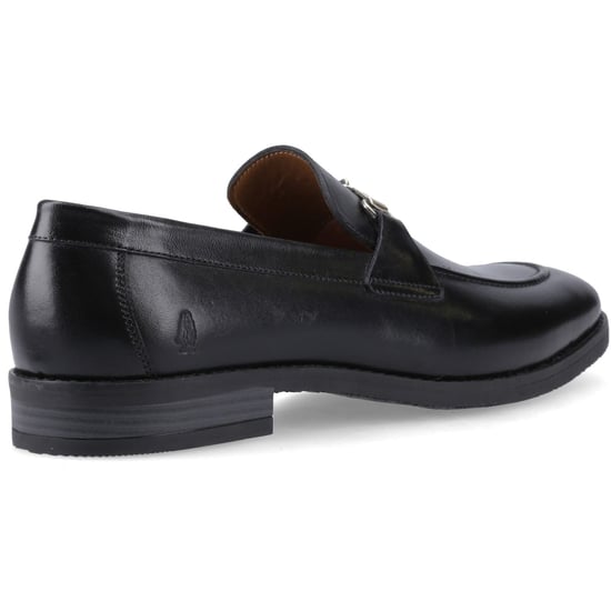 Hush Puppies Moses Leder Herren Schwarz Slipper - Image 2
