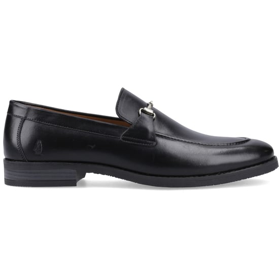 Hush Puppies Moses Leder Herren Schwarz Slipper - Image 5