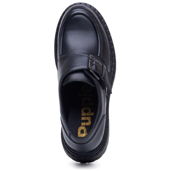 Hush Puppies Orla Nonne Leder Damen Schwarze Slipper - Image 5