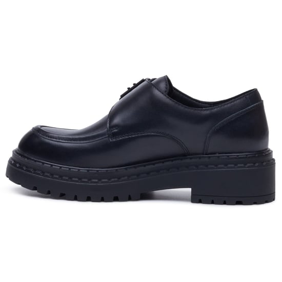 Hush Puppies Orla Nonne Leder Damen Schwarze Slipper - Image 6