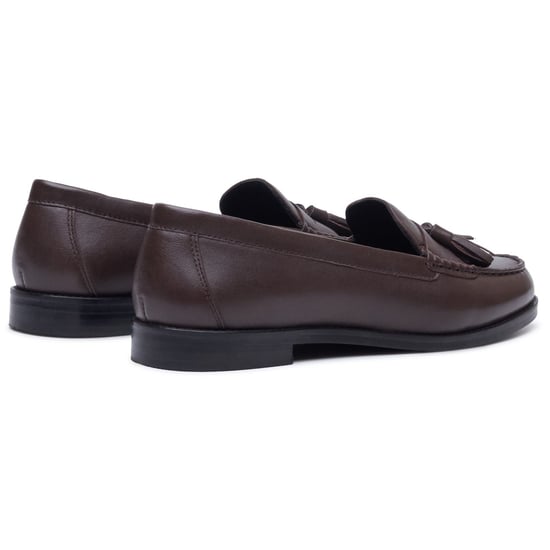 Hush Puppies Connie Leder Damen Schokoladen Slipper - Image 2