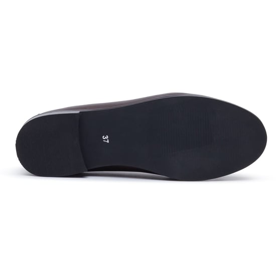 Hush Puppies Connie Leder Damen Schokoladen Slipper - Image 4