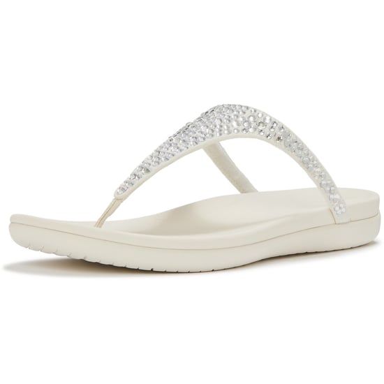 Fitflop Solay Misch-Kristall Textil Damen Creme Sandalen - Image 1