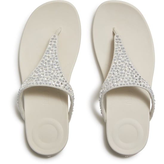 Fitflop Solay Misch-Kristall Textil Damen Creme Sandalen - Image 3
