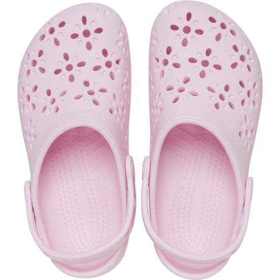 Crocs Klassische Blumen-Highlight EVA Kinder Pink Milch Clogs - Image 5