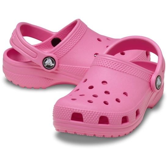 Crocs Classic Kleinkinder EVA Kinder Clogs in Pink Lemonade - Image 3