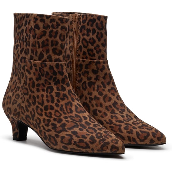 Hush Puppies Nahla Absatzleder Damen Leoparden Stiefeletten - Image 3
