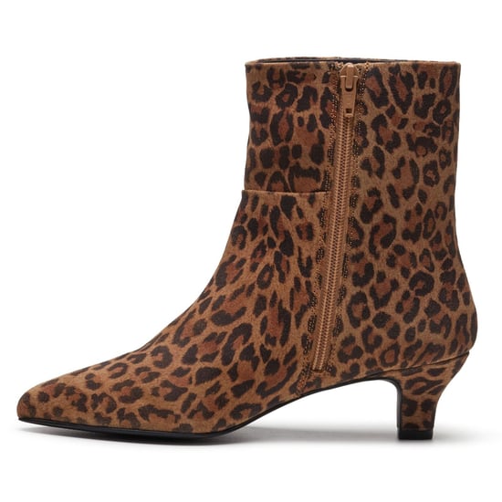 Hush Puppies Nahla Absatzleder Damen Leoparden Stiefeletten - Image 5