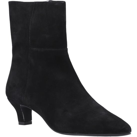 Hush Puppies Nahla Absatzleder Damen schwarze Ankle Boots - Image 1