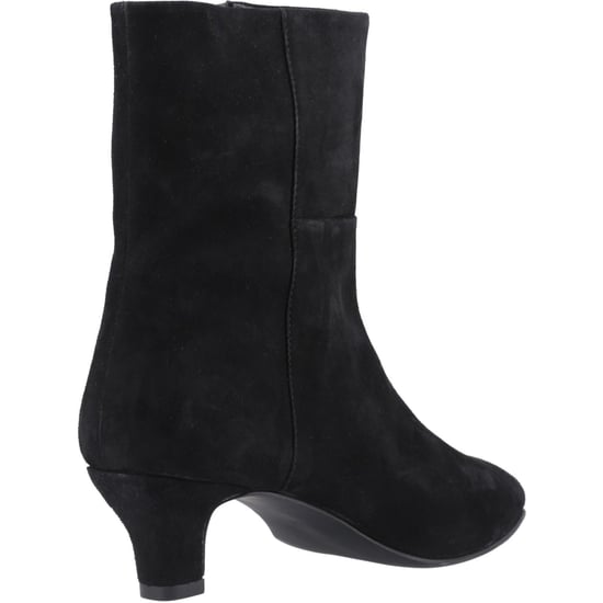 Hush Puppies Nahla Absatzleder Damen schwarze Ankle Boots - Image 2