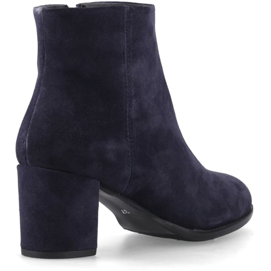 Hush Puppies Claridy Wildleder Damen Navy Absatz Stiefeletten - Image 2