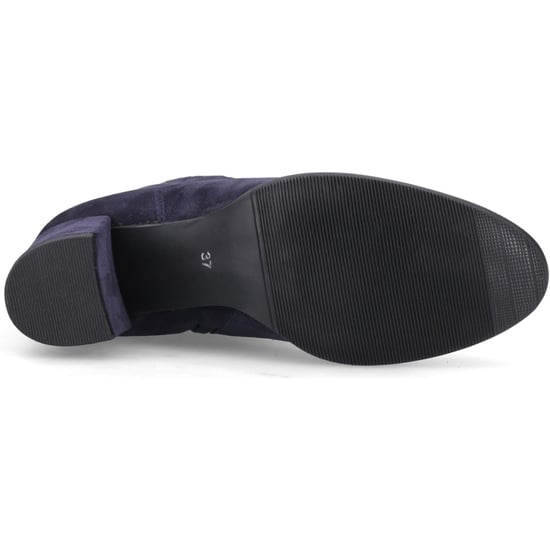 Hush Puppies Claridy Wildleder Damen Navy Absatz Stiefeletten - Image 3
