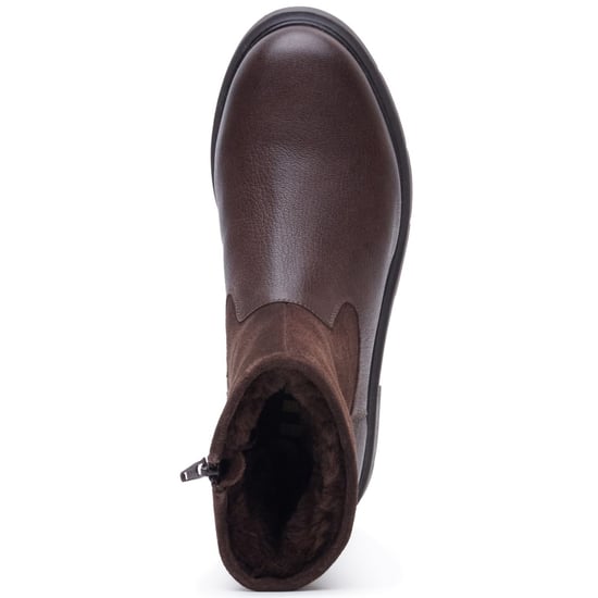 Hush Puppies Charlotte Leder Damen BRAUNE Stiefel - Image 5
