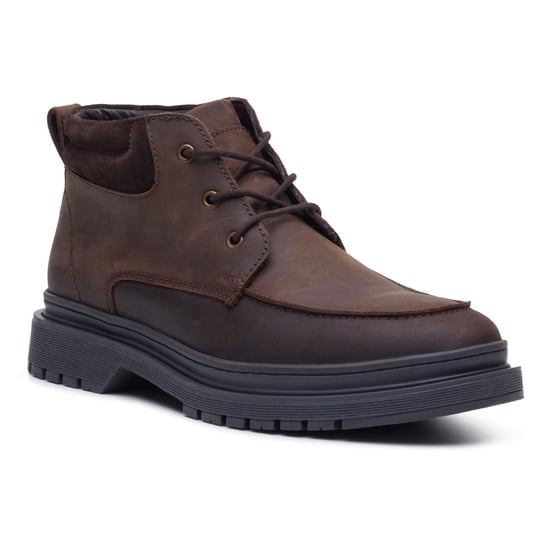 Hush Puppies Jerome Chukka Leder Herren BROWN Stiefeletten - Image 1