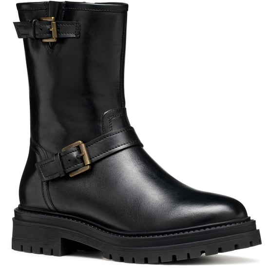 Geox D Iridea D Leder Damen Schwarz Stiefel - Image 1