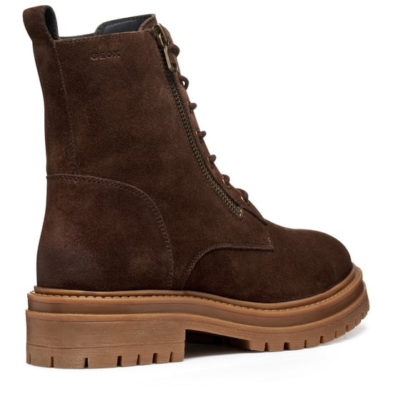 Geox D Iridea F Leder Damenstiefel Dunkelbraun - Image 2