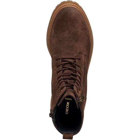 Geox D Iridea F Leder Damenstiefel Dunkelbraun - Image 4