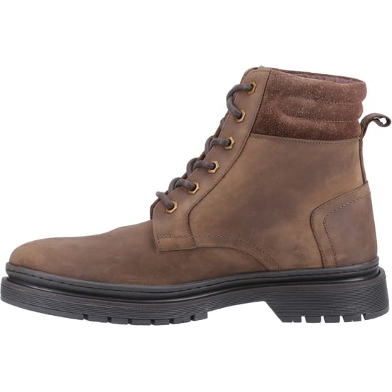 Hush Puppies Jarrod Leder Herren Braun Stiefeletten - Image 4
