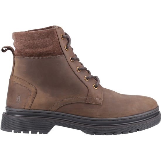 Hush Puppies Jarrod Leder Herren Braun Stiefeletten - Image 5