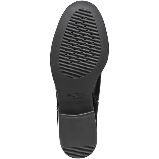 Geox D Camexia Leder Damen Schwarze Stiefel - Image 3