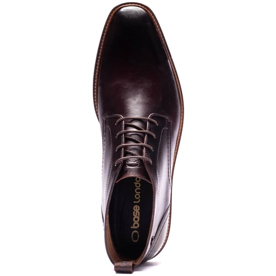 Base London Belgrave Leder Herren WASHED BROWN Stiefeletten - Image 4