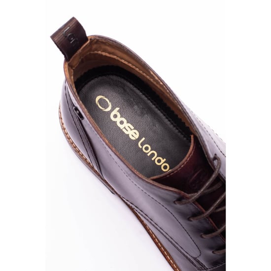 Base London Belgrave Leder Herren WASHED BROWN Stiefeletten - Image 6