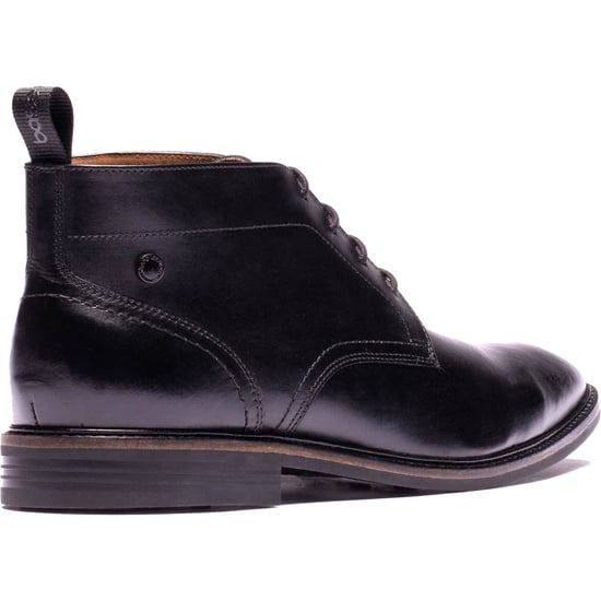 Base London Belgrave Leder Herren SCHWARZE Stiefeletten - Image 2