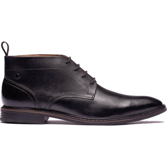 Base London Belgrave Leder Herren SCHWARZE Stiefeletten - Image 5