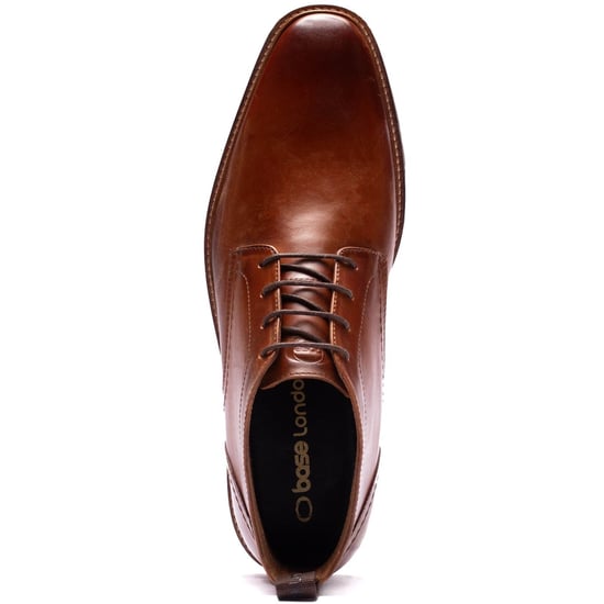 Base London Belgrave Leder Herren WASSERDICHTE TAN Stiefeletten - Image 4