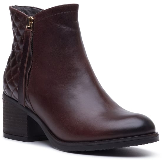 Hush Puppies Halia Leder Frauen BROWN Stiefel - Image 1