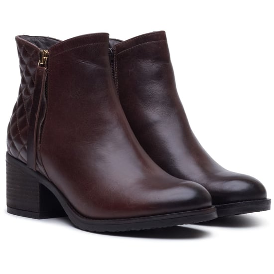 Hush Puppies Halia Leder Frauen BROWN Stiefel - Image 3