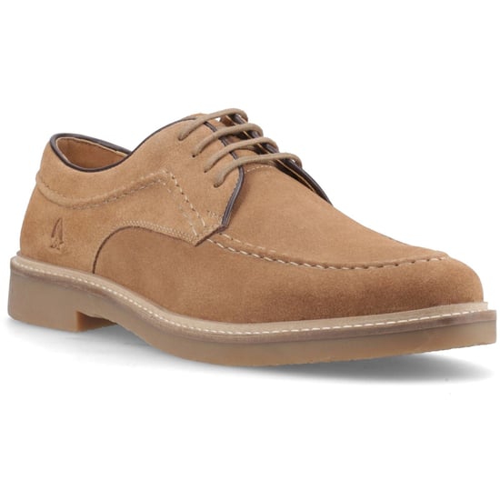 Hush Puppies Genny Leder Herren Taupe Schnürschuhe - Image 1