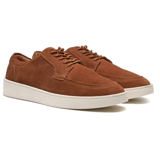 Hush Puppies Riven Lace Up Leather Men's TAN Lace-Up Shoes - Image 3