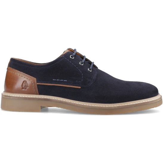 Hush Puppies Guy Leder Herren Schnürschuhe in Marineblau - Image 5