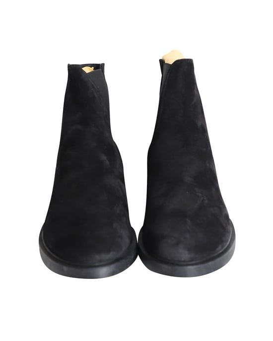Tod's Pull On Ankle Boots in Black Suede - Image 2