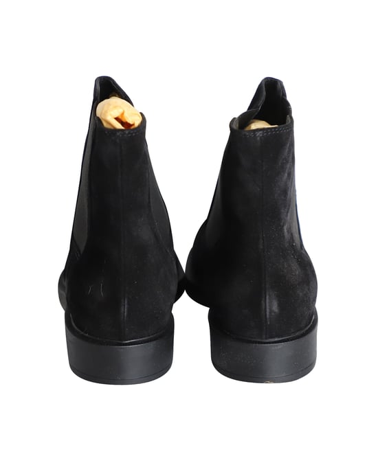 Tod's Pull On Ankle Boots in Black Suede - Image 4