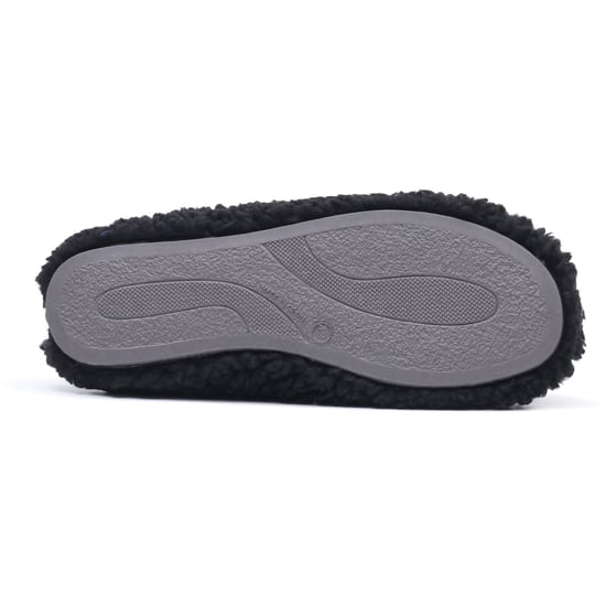 Hush Puppies Good Teddy Polyester Herren Schwarz Hausschuhe - Image 3