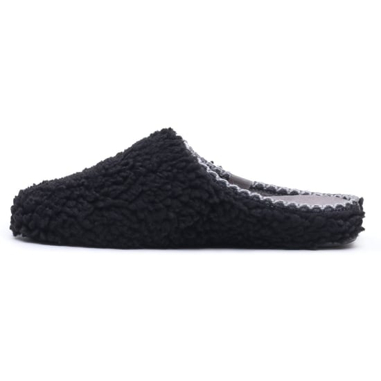 Hush Puppies Good Teddy Polyester Herren Schwarz Hausschuhe - Image 5
