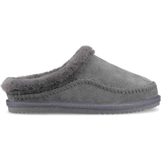 Hush Puppies Anika Wildleder Damen Hausschuhe in Grau - Image 3