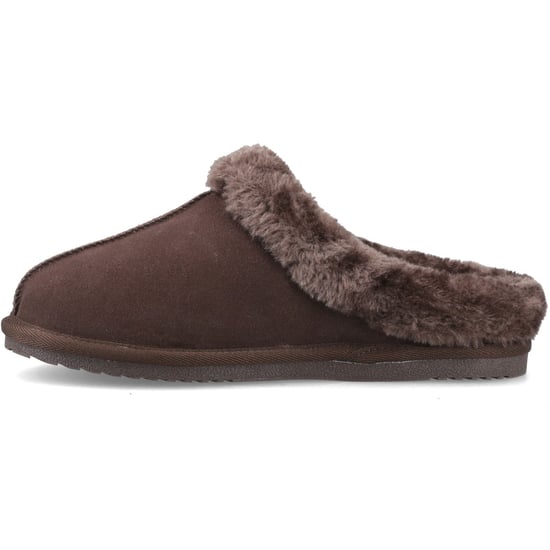 Hush Puppies Amara Wildleder Damen Schokoladenhausschuhe - Image 4